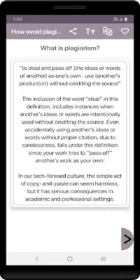 How avoid plagiarism android App screenshot 1