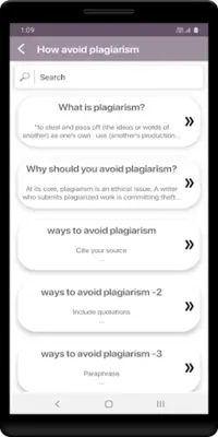 How avoid plagiarism android App screenshot 2