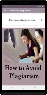 How avoid plagiarism android App screenshot 3